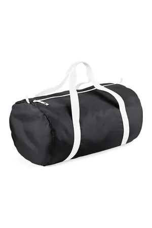 Packaway Barrel Bag Black / White