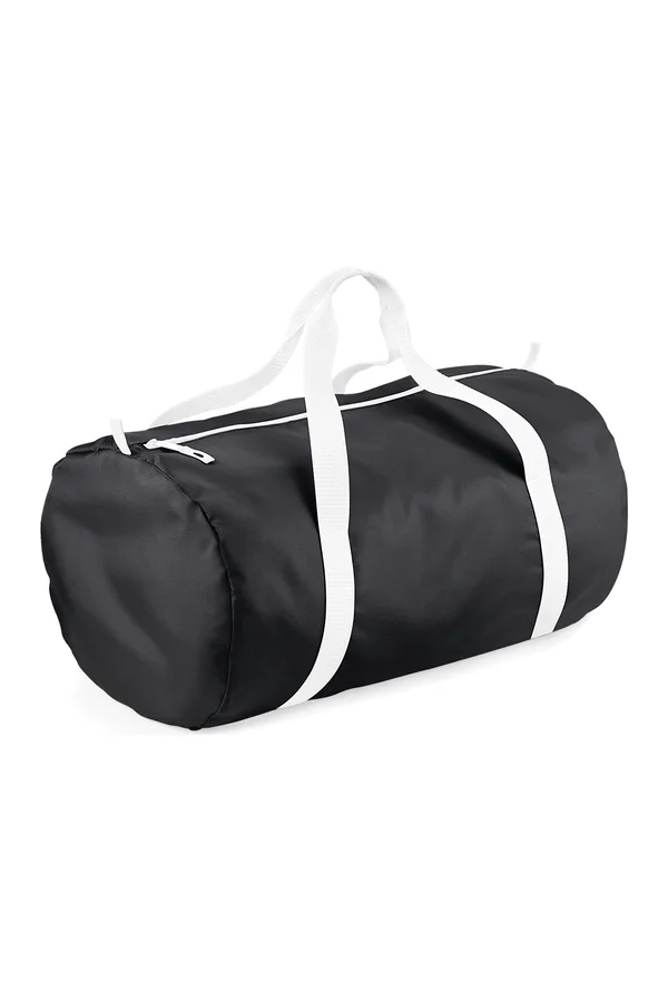 Packaway Barrel Bag Black / White