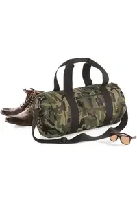 Camo Barrel Bag