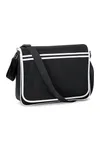 Messengertasche im Retro-Look Black / White