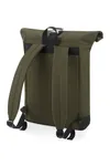 Roll-Top-Rucksack Military Green