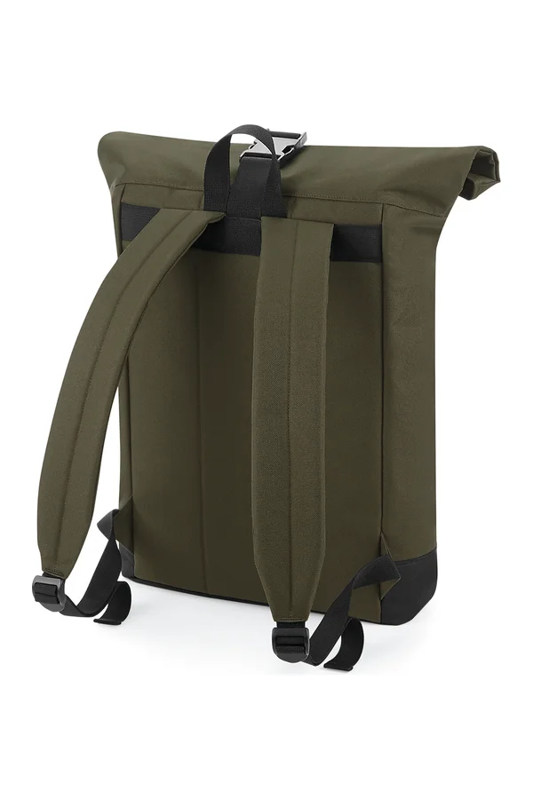Roll-Top-Rucksack Military Green