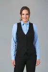 Luna Ladies' Waistcoat Black