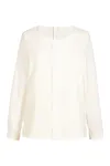 Riola Crepe de Chine blouse Cream