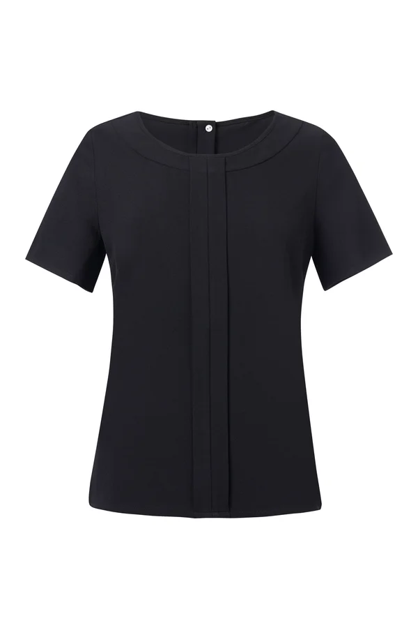 Verona Crêpe de Chine Bluse Black