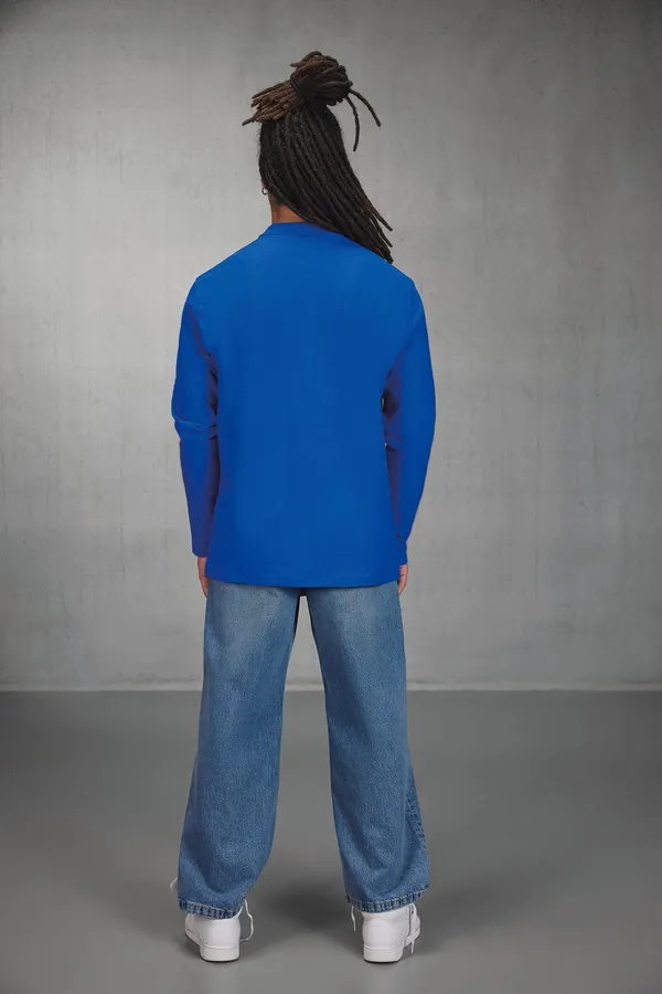 ID.001 Men's long-sleeved polo shirt