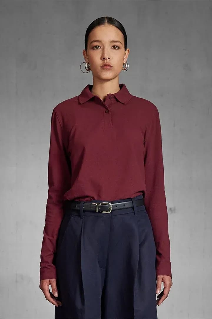 BC_PW462_My-Polo-180-LSL_Women_Heather-burgundy_GIF