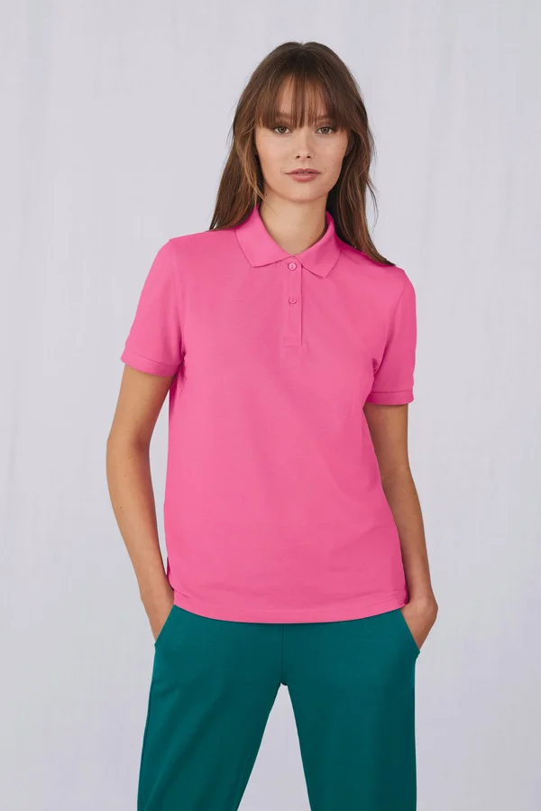 MY ECO POLO 65/35 Damen mit kurzen Ärmeln
