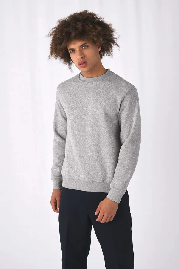 Crew Neck Sweatshirt Set In
