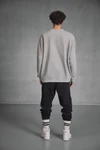 Crew Neck Sweatshirt Set In