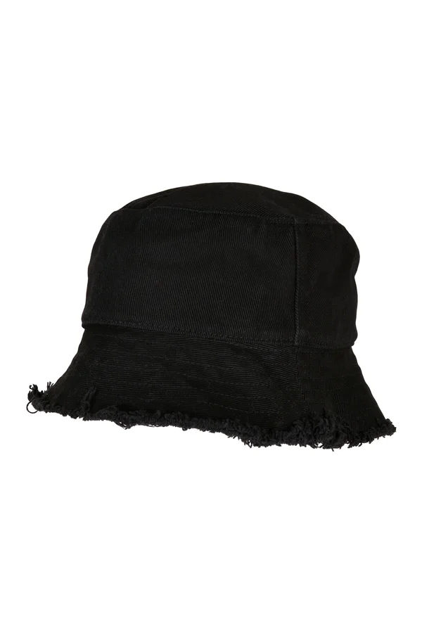 Sonnenhut mit offener Krempe Black