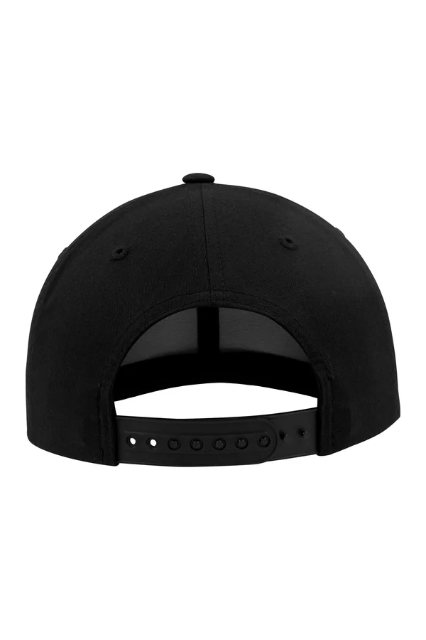 Klassische gebogene Kappe Snapback Black
