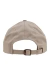 6-Panel-Kappe aus Baumwoll-Twill Khaki