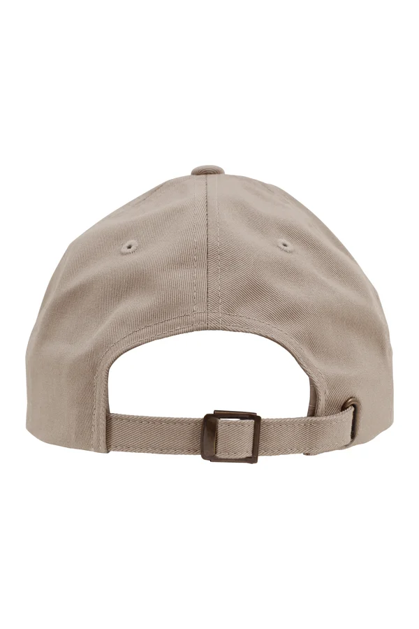 6-Panel-Kappe aus Baumwoll-Twill Khaki
