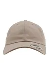 6-Panel-Kappe aus Baumwoll-Twill Khaki