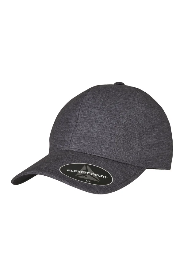 Flexfit Delta-Kappe, Mix MELANGE CHARCOAL
