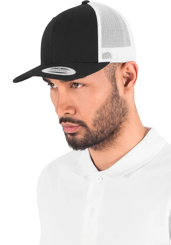 Two-tone retro trucker cap
