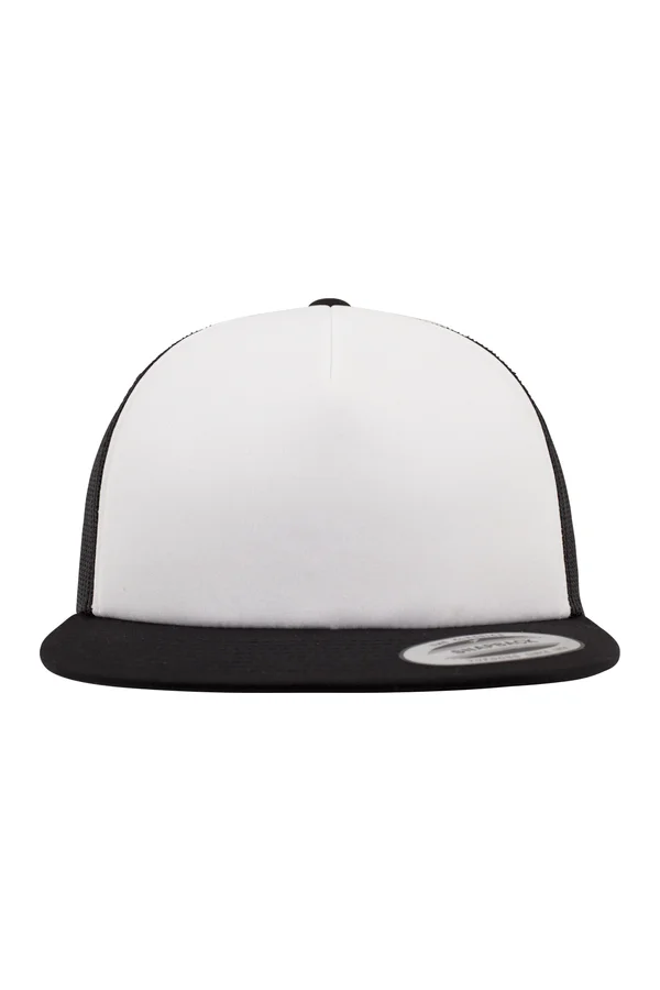 Foam-Trucker-Kappe Black / White / Back