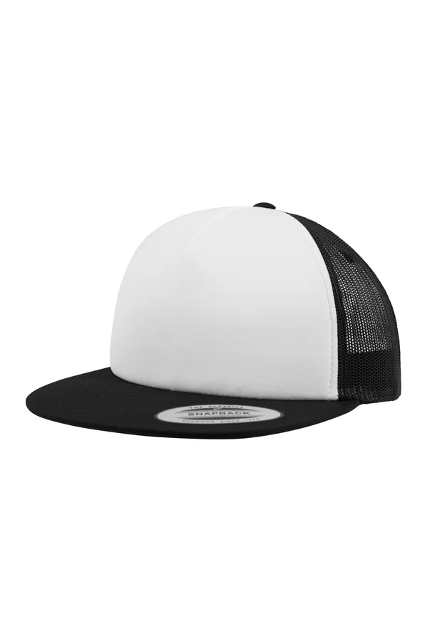 Foam-Trucker-Kappe Black / White / Back