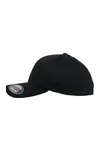Flexfit-Kappe aus biologischer Baumwolle Black