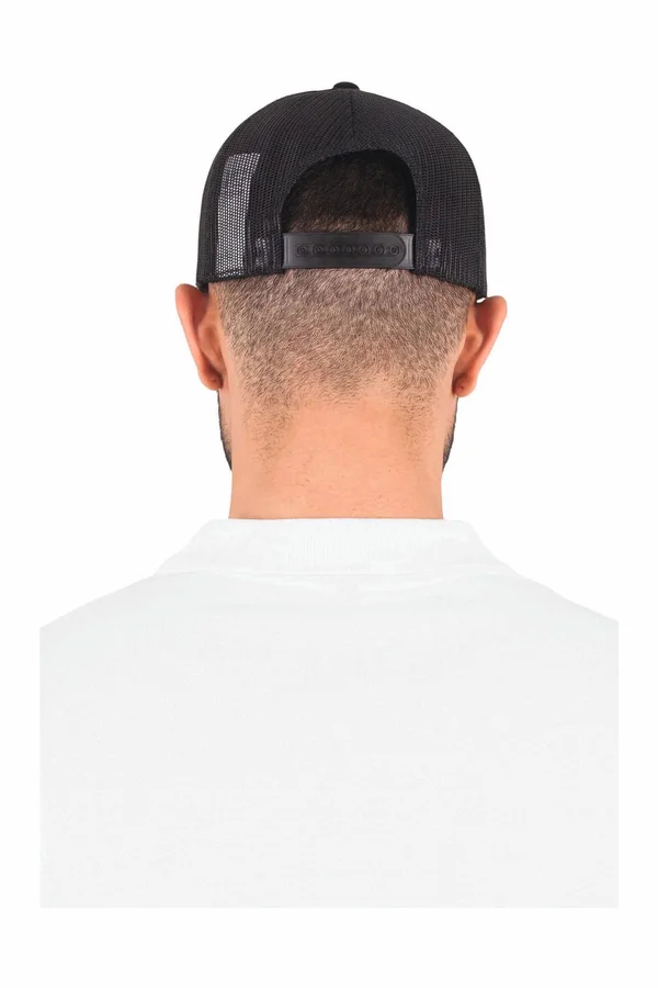 Retro-Trucker-Kappe Black