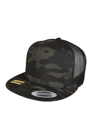 Multicam-Trucker-Kappe Black