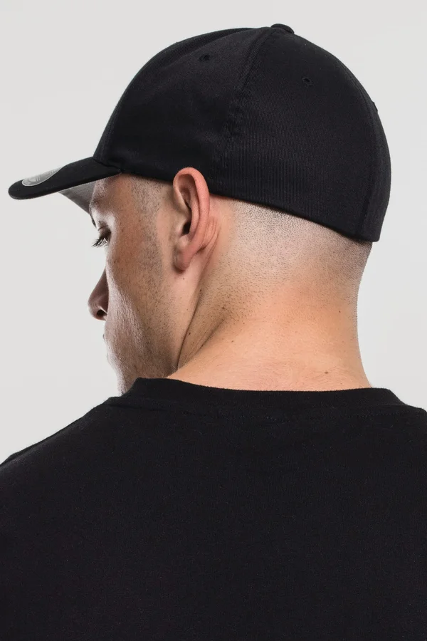 Flexfit Wooly Combed Kappe Black