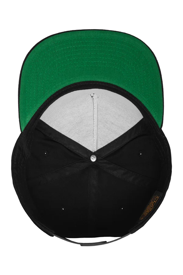 5-Panel-Snapback-Kappe Classic Black