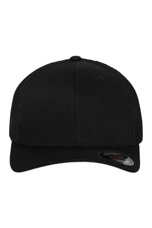 Flexfit Mesh Trucker Kappe Black