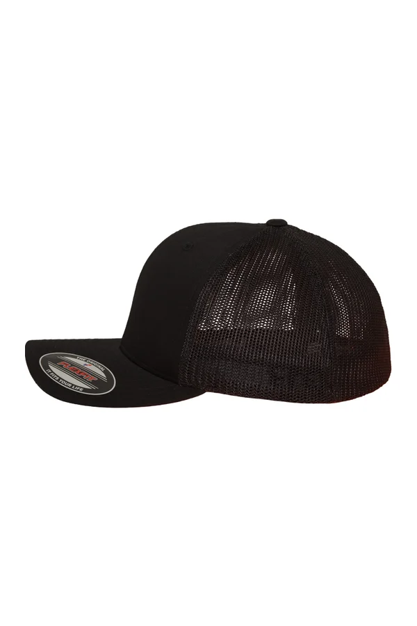 Flexfit Mesh Trucker Kappe Black
