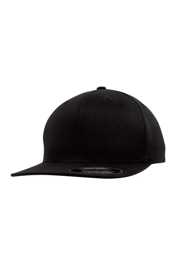 Flexfit Flat Visor Kappe Black