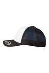 Kappe Retro Trucker mit farbiger Vorderseite Black / White