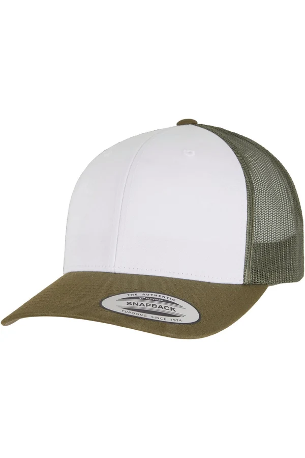 Kappe Retro Trucker mit farbiger Vorderseite