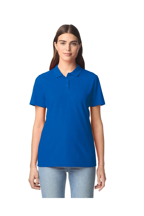 Softstyle Ladies' Double Piqué Polo Shirt