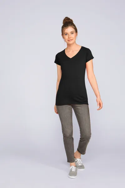 Softstyle Fitted Ladies' V-Neck T-Shirt