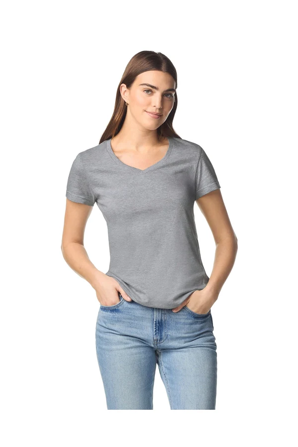Softstyle Fitted Ladies' V-Neck T-Shirt