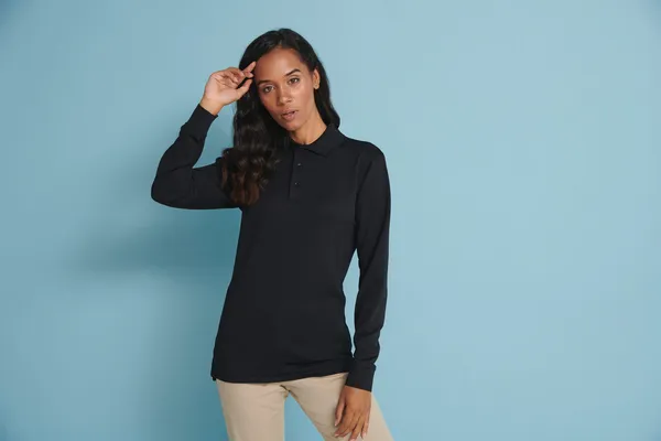 Men's Coolplus® Long-Sleeved Polo Shirt