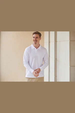 Unisex Coolplus® Long-Sleeved Polo Shirt