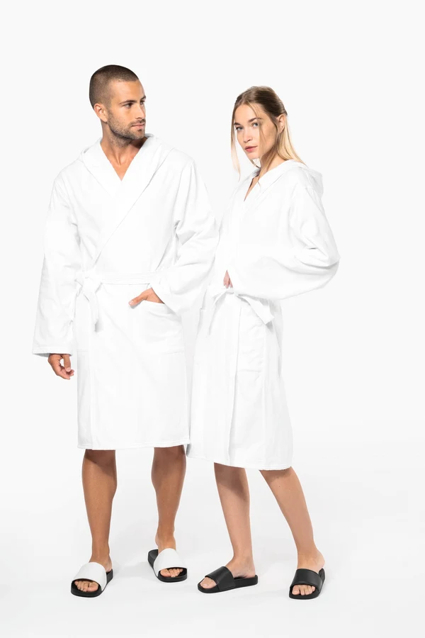 Bademantel mit Kapuze Bio