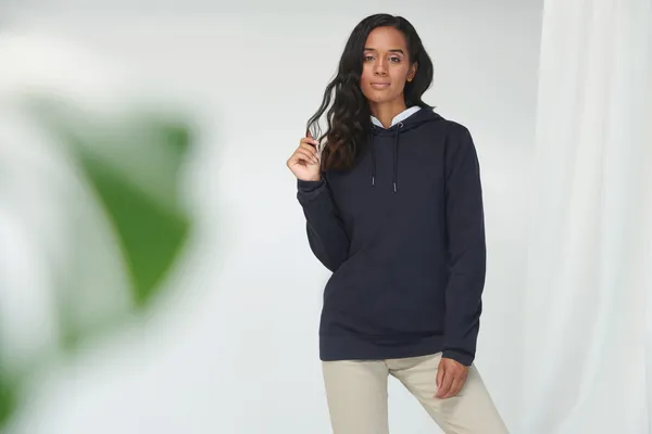 Unisex eco-friendly hooded sweatshirt