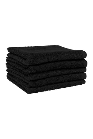 Gästehandtuch 30 x 30 cm – Set von 5 Handtüchern Black