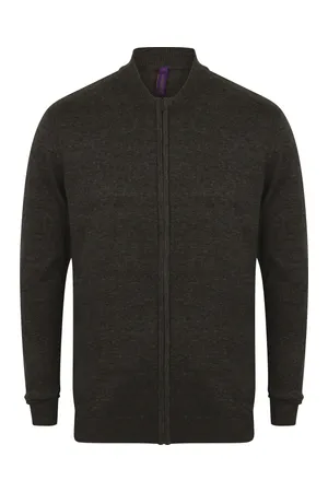 Cardigan mit Reißverschluss Grey Marl