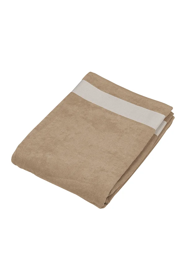 Strandtuch Beige / White