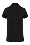 Damen-Kurzarm-Polohemd Supima® Black