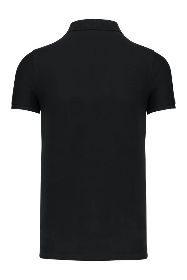 Herren Bio Piqué Polo Black