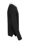 Kinder Rugby Polohemd Black / White