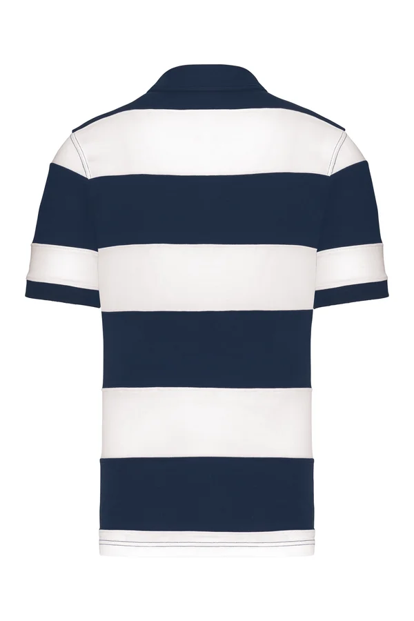 Herren Jersey Polo "Ray" Navy / White
