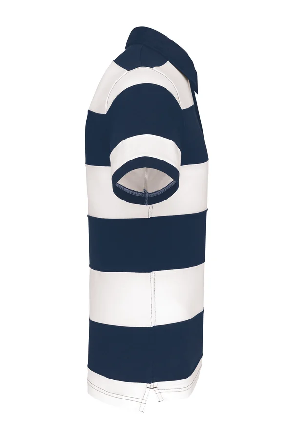 Herren Jersey Polo "Ray" Navy / White