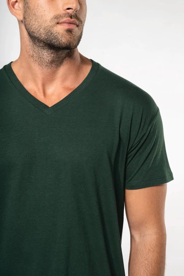 Herren-T-Shirt Bio 150 IC mit V-Ausschnitt