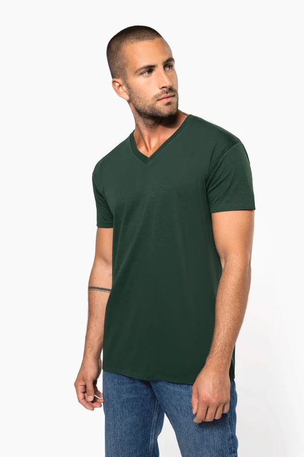 Herren-T-Shirt Bio 150 IC mit V-Ausschnitt